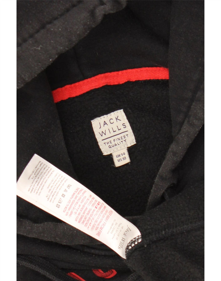 JACK WILLS Γυναικείο γυναικείο φούτερ με κουκούλα UK 14 μεγάλο βαμβακερό