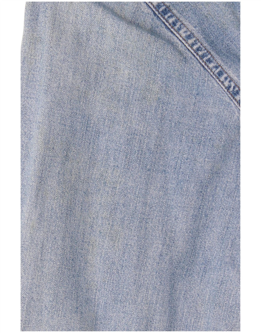 BENETTON Γυναικείο τζιν πουκάμισο UK 14 μεσαίο μπλε βαμβακερό