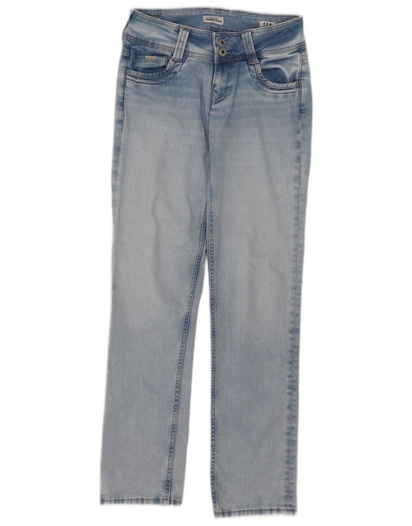 PEPE Jeans Γυναικείο ίσιο W29 L32 Μπλε βαμβακερό