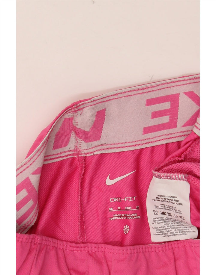 Γυναικείο αθλητικό σορτς NIKE Dri Fit UK 4 XS Pink Polyester
