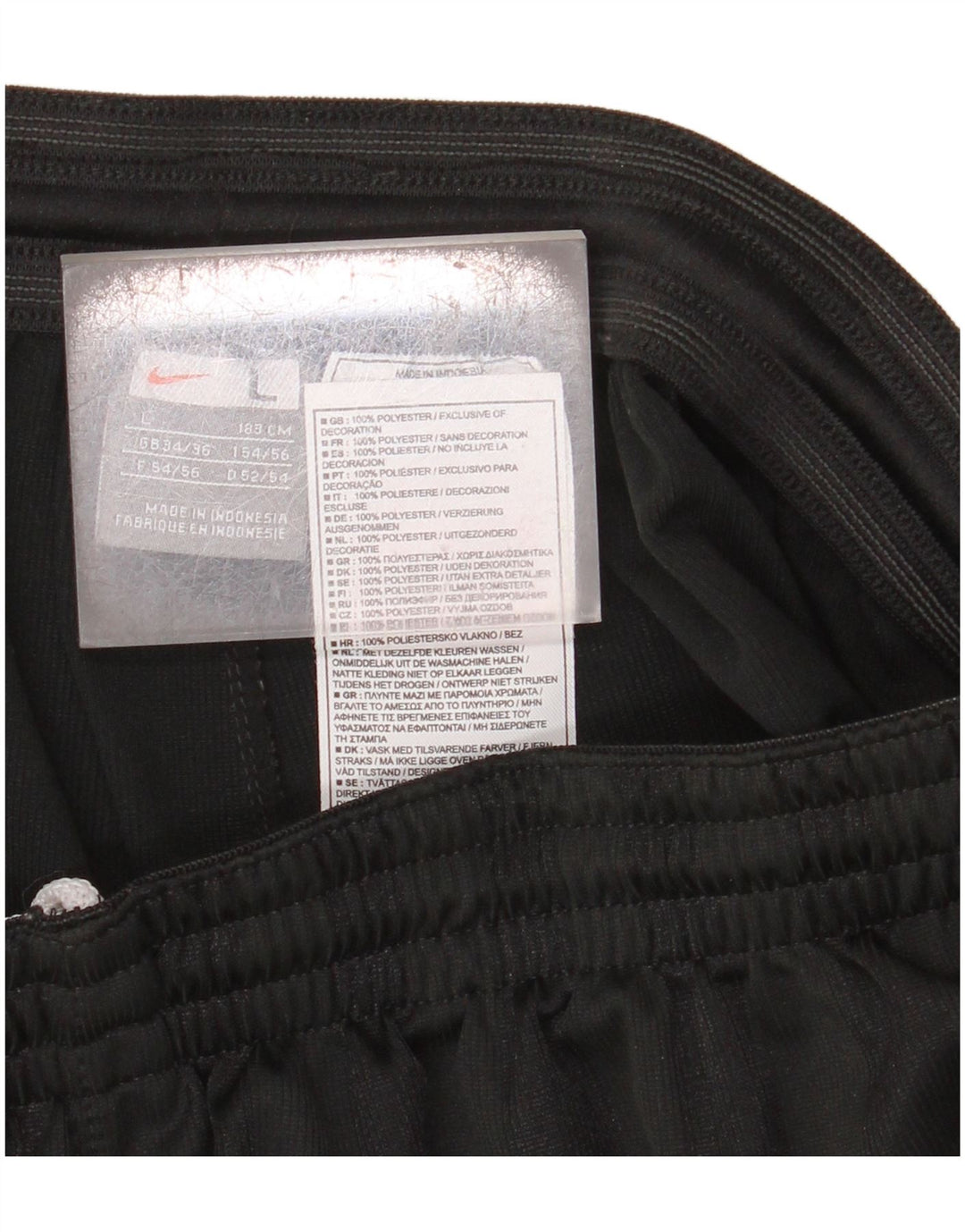Ανδρικό αθλητικό σορτς NIKE μεγάλο μαύρο πολυεστέρα