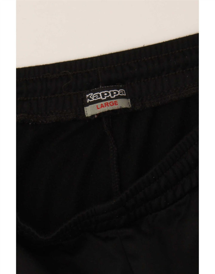 Ανδρική φόρμα γραφικής Kappa Παντελόνι Joggers Large Μαύρο