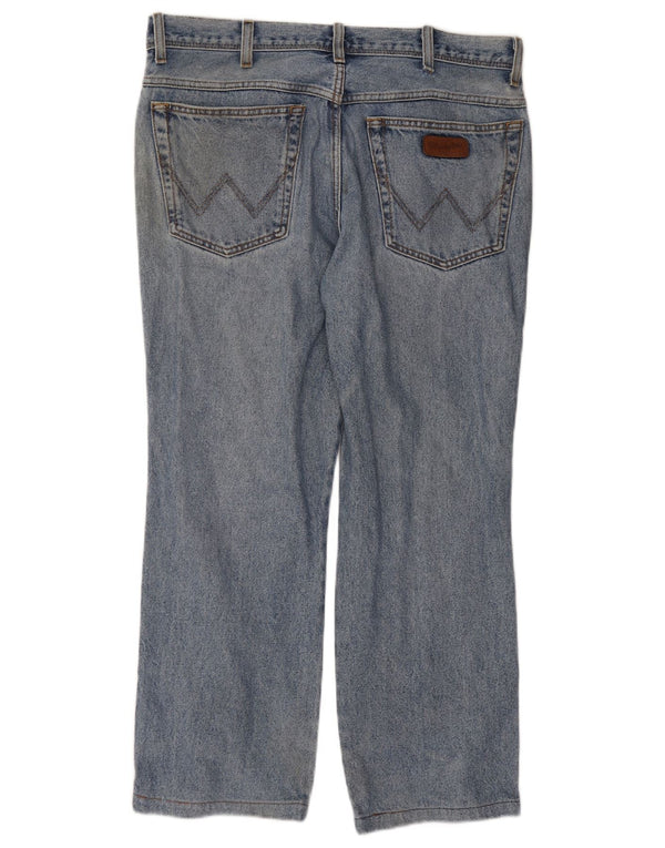 WRANGLER Mens Straight Jeans W34 L26 Blue