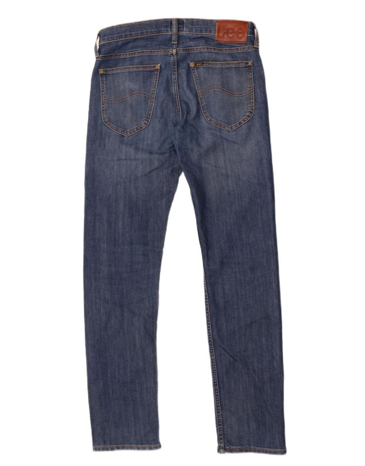 Lee Mens Daren Zip Fly Slim Jeans W30 L32 Blue Cotton