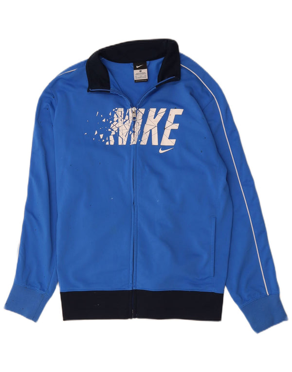 Μπουφάν Nike Boys Graphic αθλητική φόρμα 13-14 ετών XL Blue Colourblock