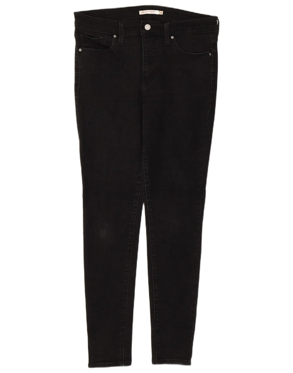 Levi's Womens 310 Shaping Super Skinny Jeans W31 L30 Black Cotton