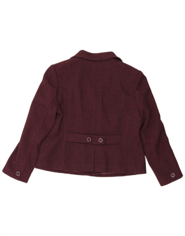 Marks & Spencer Γυναικείο Μπουφάν Blazer με διπλό στήθος UK 18 XL Βουργουνδίας