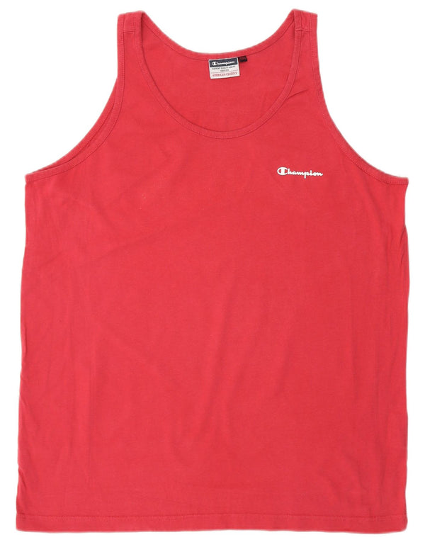 CHAMPION Γυναικείο Γιλέκο Τοπ UK 20 2XL Ροζ Βαμβακερό