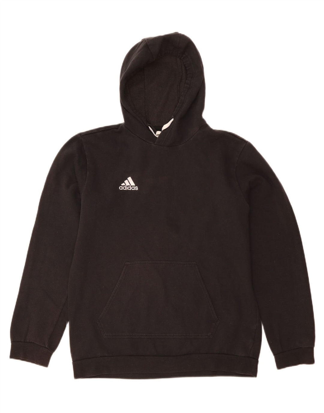 Ανδρικό φούτερ Adidas, μεσαίο μαύρο βαμβακερό
