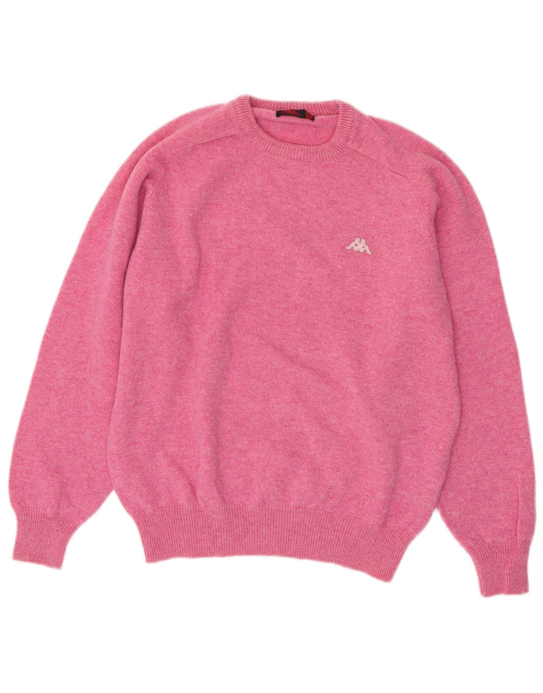 Kappa Γυναικείο πουλόβερ με λαιμόκοψη UK 14 Medium Pink Wool