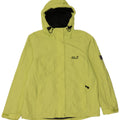 JACK WOLFSKIN Γυναικείο μπουφάν βροχής με κουκούλα UK 18 XL Πράσινο Πολυαμίδιο