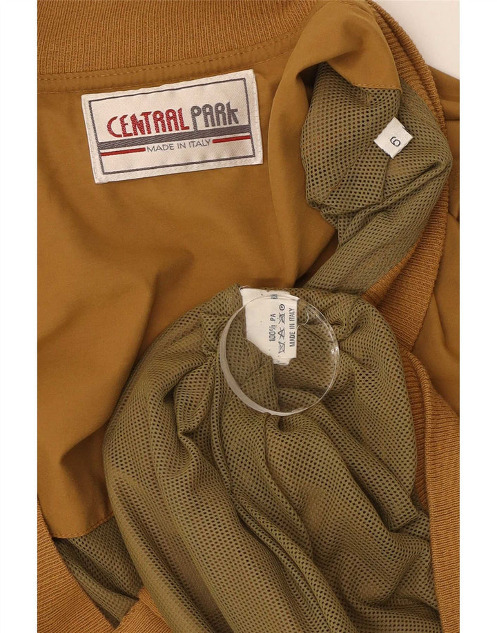 Central Park Ανδρικό Bomber Jacket UK 44 2XL Brown Polyamide Sports