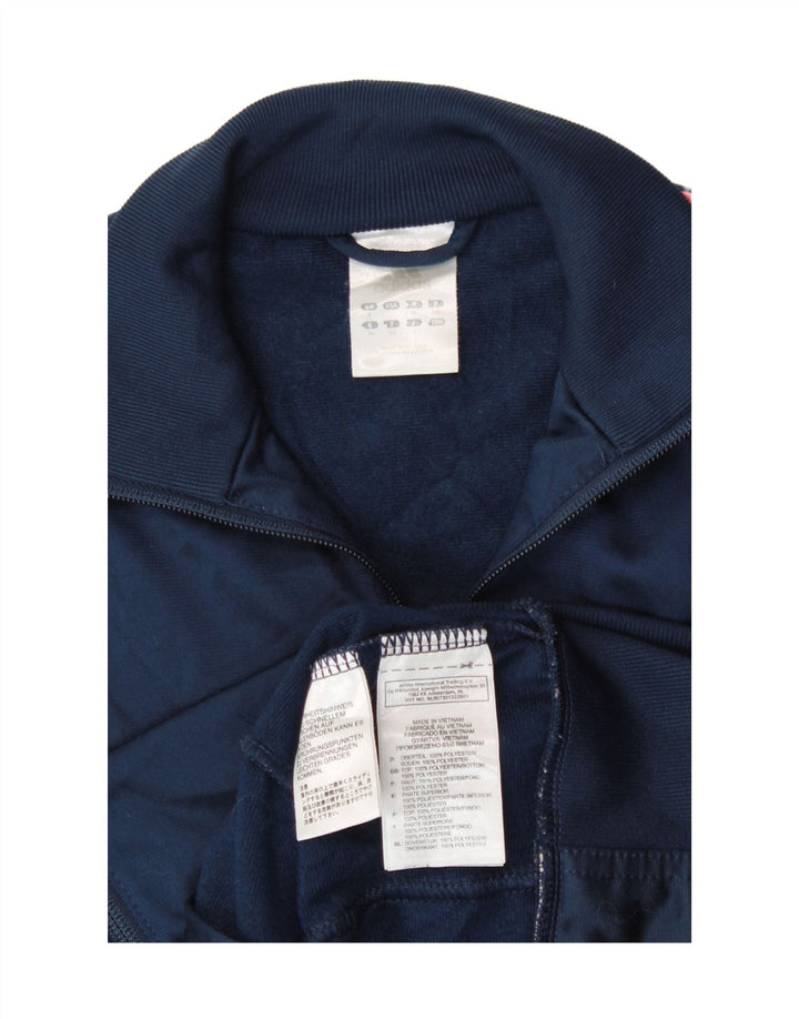 Γυναικεία αθλητική φόρμα Adidas Top Jacket UK 8 Small Navy Blue Polyester