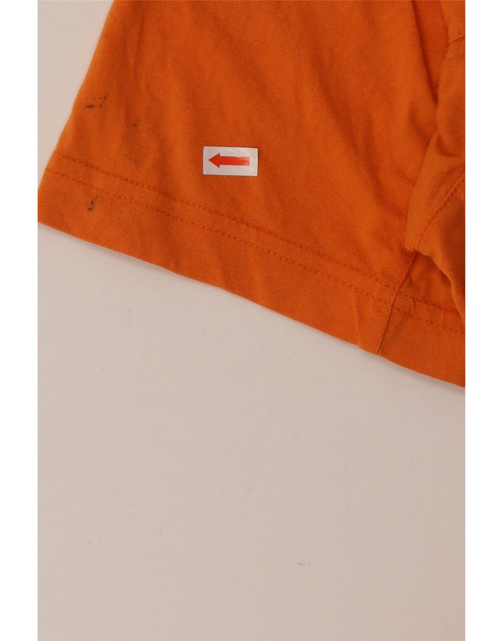 Ανδρικό T-Shirt Adidas Top Βαμβακερό μεσαίο πορτοκαλί