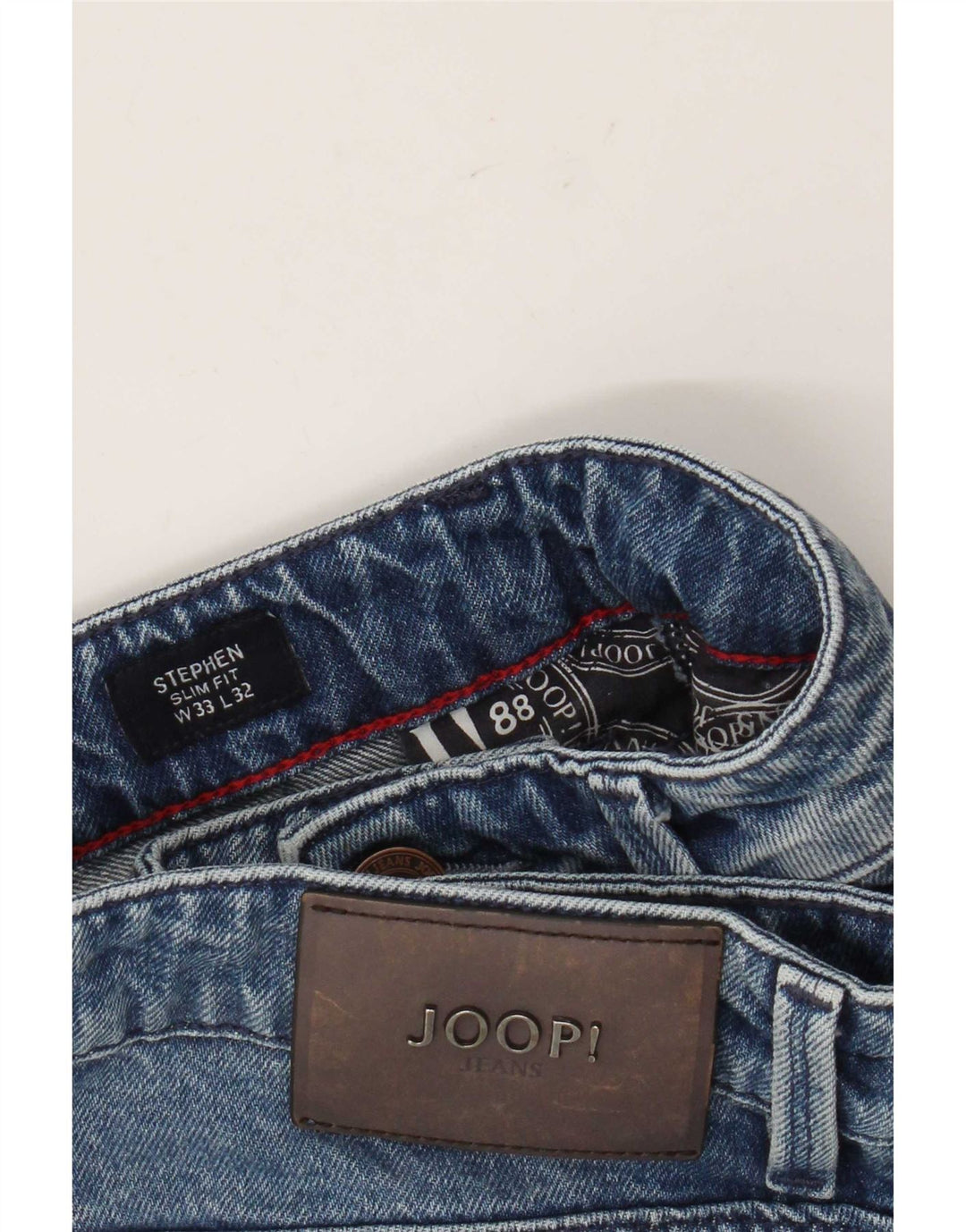 Joop Ανδρικό Τζιν Stephen Slim W33 L32 Μπλε