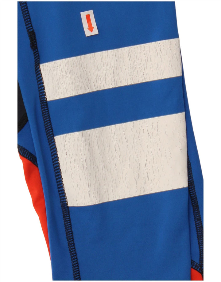 Γυναικεία γραφικά κολάν Superdry UK 8 Small Navy Blue Colourblock