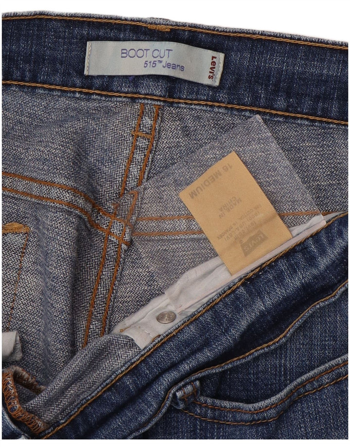 LEVI'S Womens 515 Bootcut Jeans US 16 2XL W36 L31 Μπλε βαμβακερό