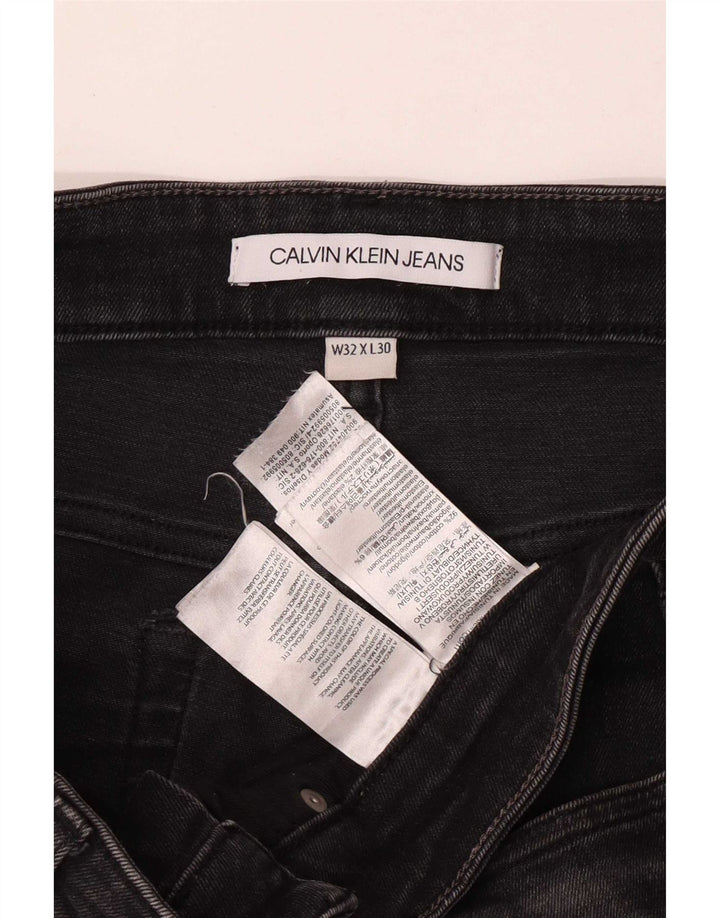 Calvin Klein Ανδρικό Slim Jeans W32 L30 Γκρι βαμβακερό