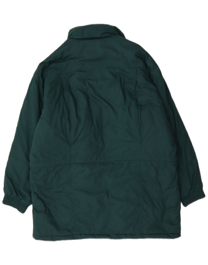Ανδρικό μπουφάν Hurricane Loose Fit padded UK 38 Βαμβακερό μεσαίο πράσινο