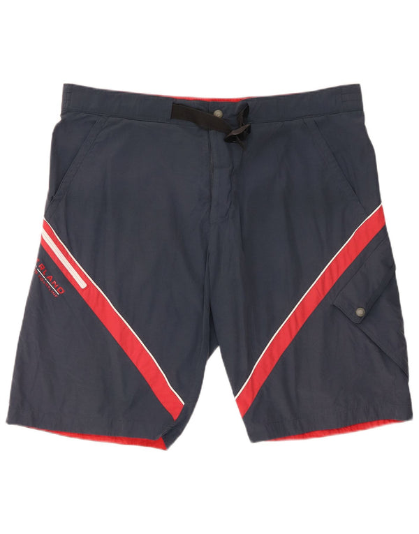 Ανδρικό σορτς Timberland Graphic Cargo XL W40 Navy Blue Colorblock Βαμβακερό