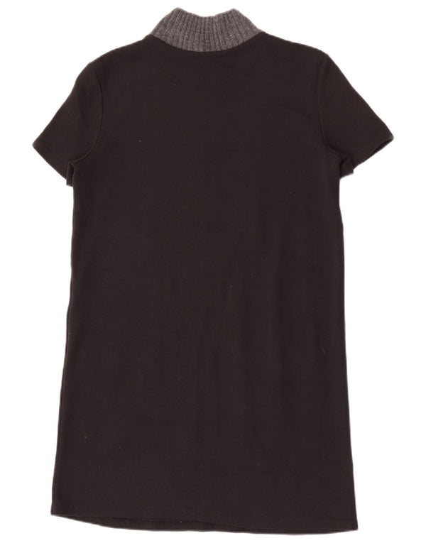 Zara Γυναικείο φόρεμα Trafaluc Shift UK 12 Medium Black Colourblock Polyester