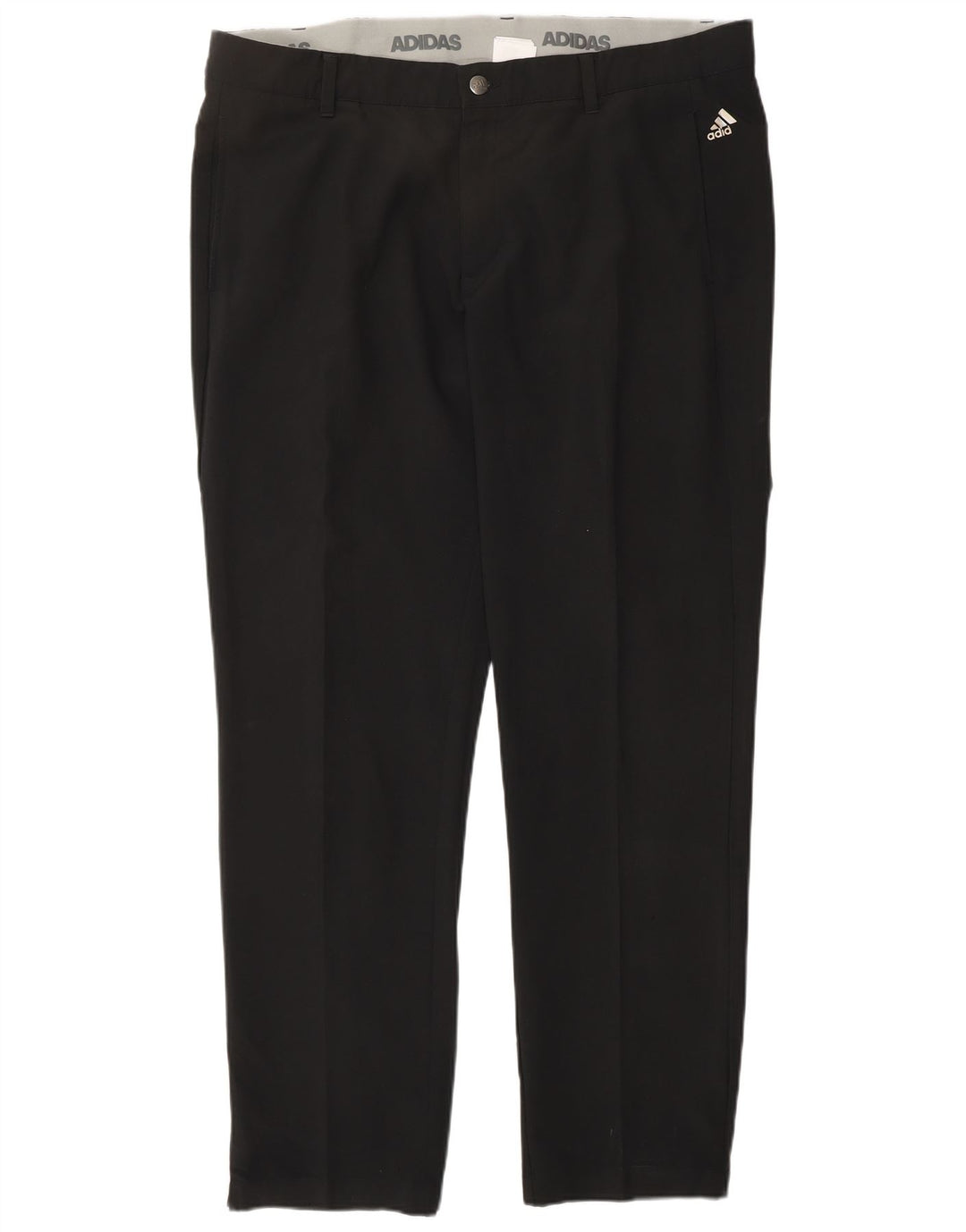 Ανδρικό κωνικό παντελόνι Chino ADIDAS W38 L32 Μαύρο πολυεστέρα