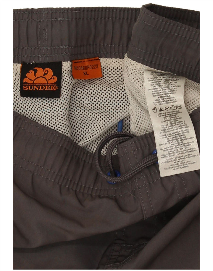 Sundek ανδρικό σορτς κολύμβησης XL γκρι Colorblock Polyester