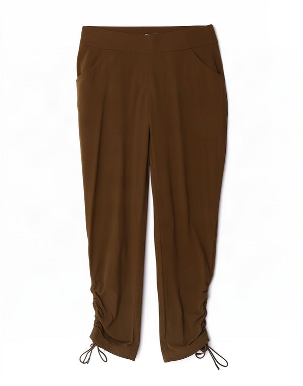 Columbia Γυναικείο Slim Casual Παντελόνι Large W32 L27 Khaki Nylon