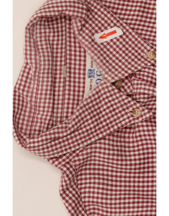Ανδρικό πουκάμισο Boggi μεγάλο κόκκινο Gingham