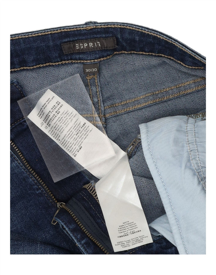 ESPRIT Womens Skinny Jeans W30 L30 Blue Cotton Vintage Esprit and Second-Hand Esprit from Messina Hembry 