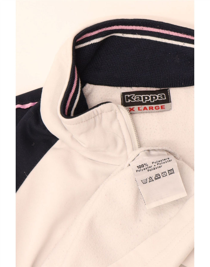Champion γυναικεία αθλητική φόρμα Top Jacket UK 18 XL White Colourblock Polyester