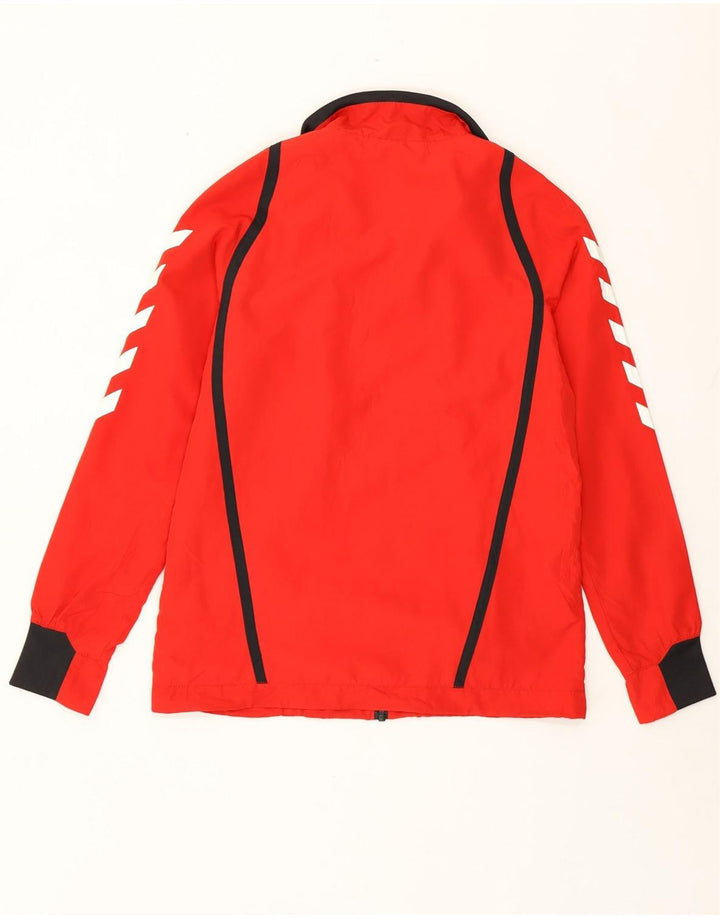Ανδρική φόρμα Hummel Graphic Top Jacket XS Red Colourblock Polyester
