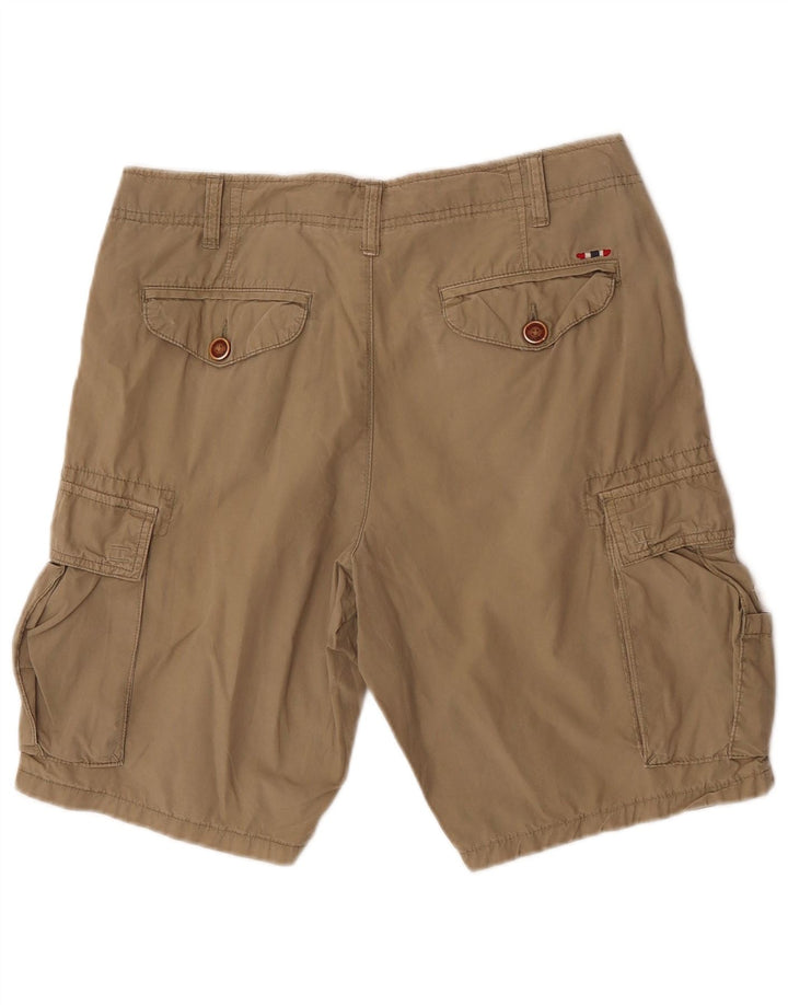 Ανδρικό σορτς Napapijri Geographic Cargo W30 Medium Khaki Cotton