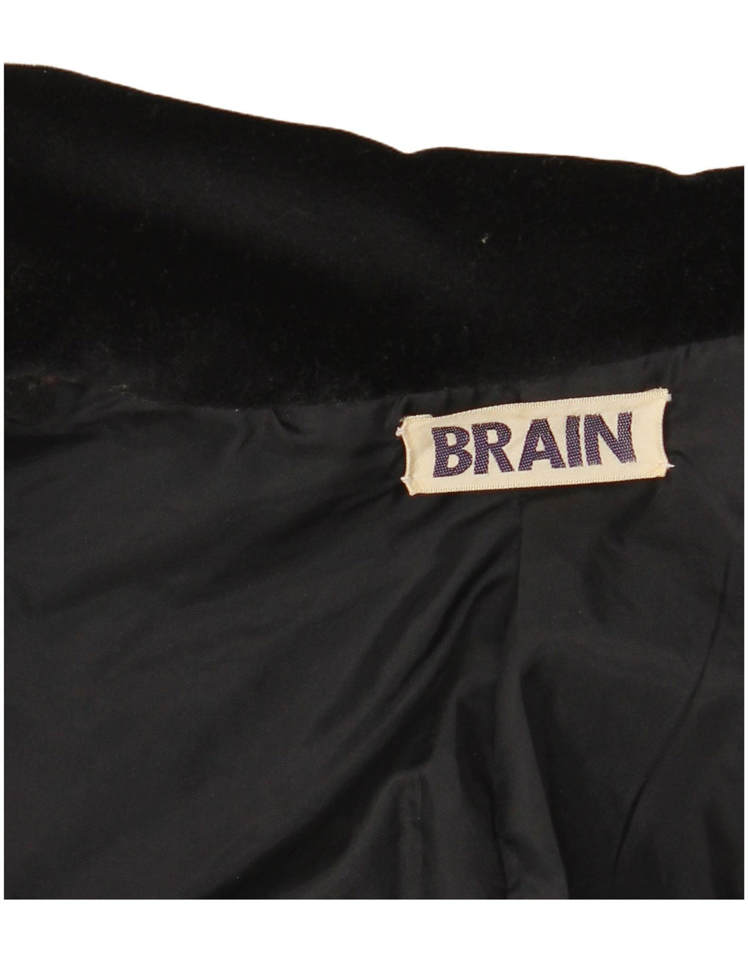 VINTAGE Γυναικείο βελούδινο σακάκι με 1 κουμπί UK 12 μεσαίο μαύρο