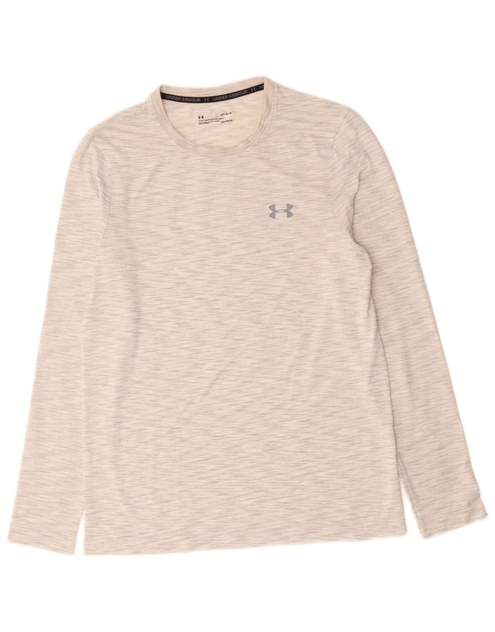Under Armour Ανδρικό Heat Gear Top Μακρυμάνικο Μεγάλο Γκρι Flecked