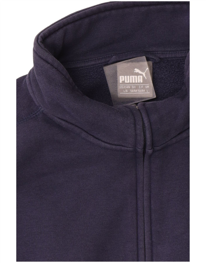 Ανδρική αθλητική φόρμα Puma Μπουφάν Μεγάλο Ναυτικό Βαμβακερό