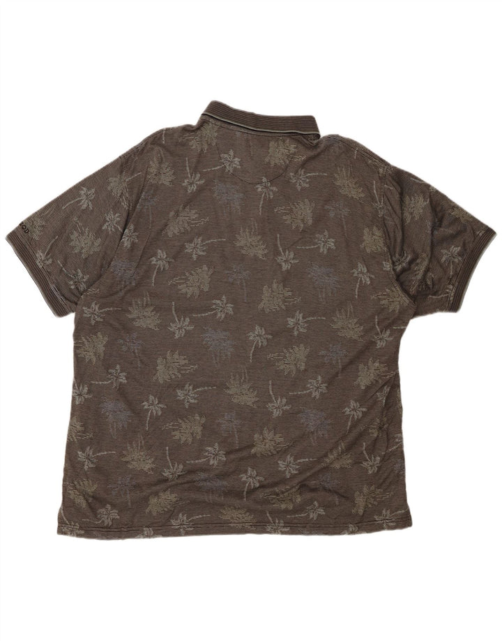 Ανδρικό πουκάμισο IZOD Golf Polo XL Γκρι φλοράλ βαμβακερό