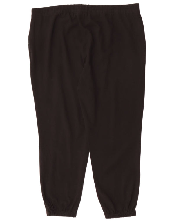 Marks & Spencer Womens Joggers Cropped Παντελόνι UK 14 Large W36 L25 Black