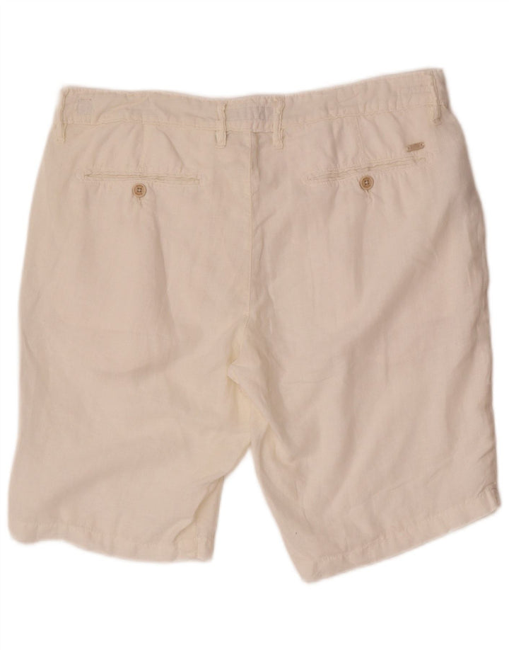 Ανδρικό σορτς Chino Rifle W32 Medium White Len