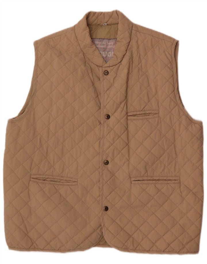 Brugi Ανδρικό καπιτονέ Gilet UK 42 XL Beige Polyester