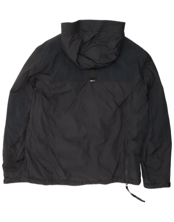 Nike Ανδρικό μπουφάν Anorak UK 40 Large Black Colourblock Nylon