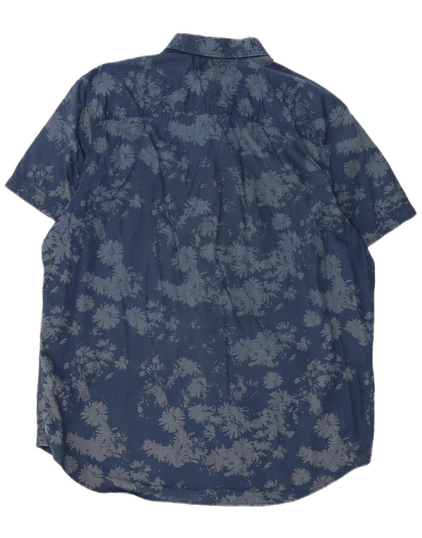 Ανδρικό κοντομάνικο πουκάμισο Timberland Earthkeepers 2XL Navy Blue Hawaiian