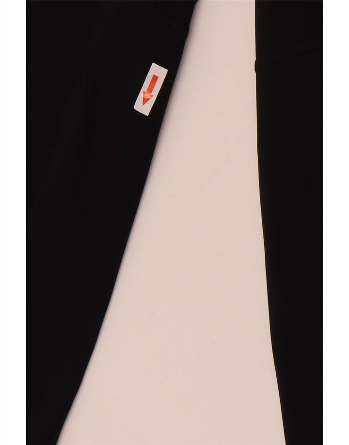 Γυναικεία Nike Dri Fit Graphic Capri leggings UK 12 Medium Black Polyester