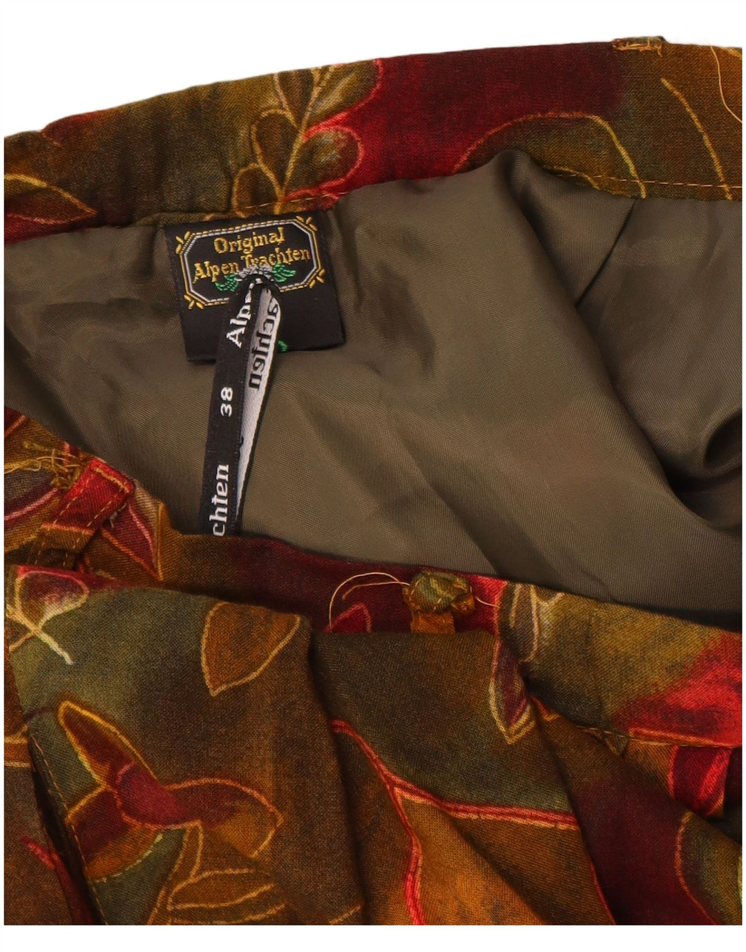 Αυθεντική γυναικεία φούστα ALPEN TRACHTEN EU 38 Medium W26 μπορντό