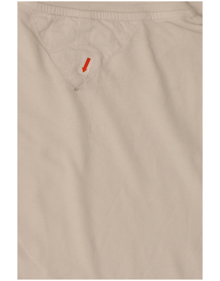 TOMMY HILFIGER Γυναικείο T-Shirt Top UK 10 Small White βαμβακερό