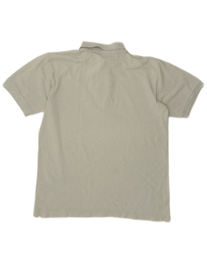 Ανδρικό μπλουζάκι πόλο Kappa, μεσαίο μπλε βαμβακερό