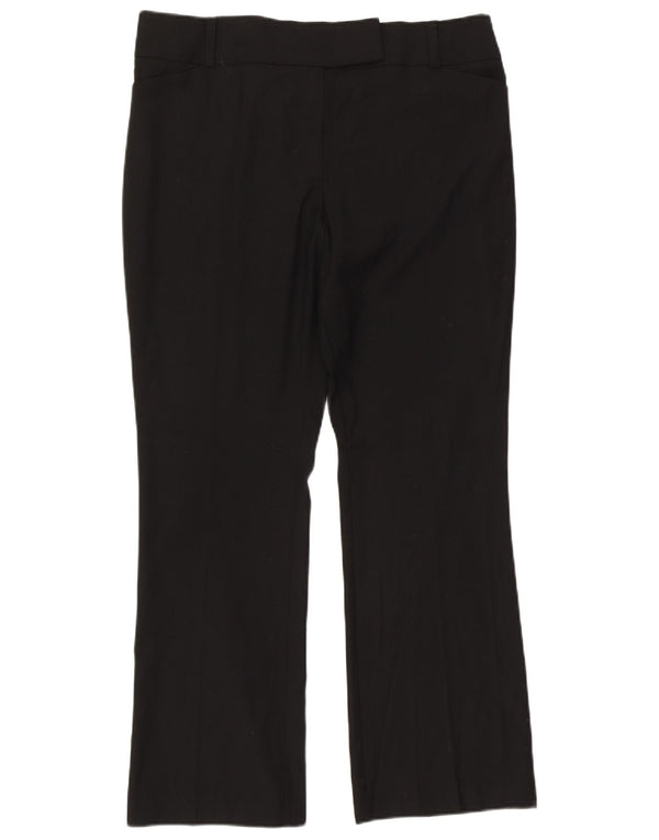 Marks & Spencer Γυναικείο ίσιο casual παντελόνι UK 16 μεγάλο W36 L31 μαύρο