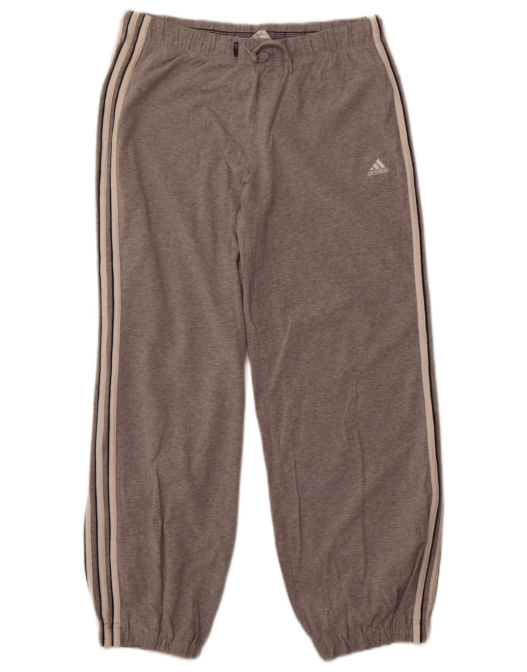 Γυναικεία αθλητική φόρμα Adidas Παντελόνι Joggers UK 14 μεγάλο γκρι βαμβακερό