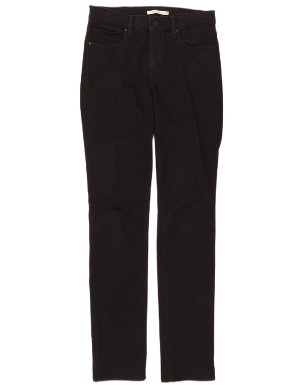 Γυναικείο Levi's Slimming Slim Jeans W31 L34 Μαύρο βαμβακερό
