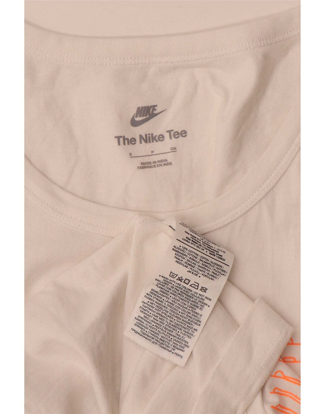 Fila Ανδρικό γραφικό T-Shirt Top Μικρό λευκό βαμβακερό